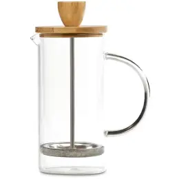 Okiyo Osu Glass & Bamboo Coffee Plunger Unbranded